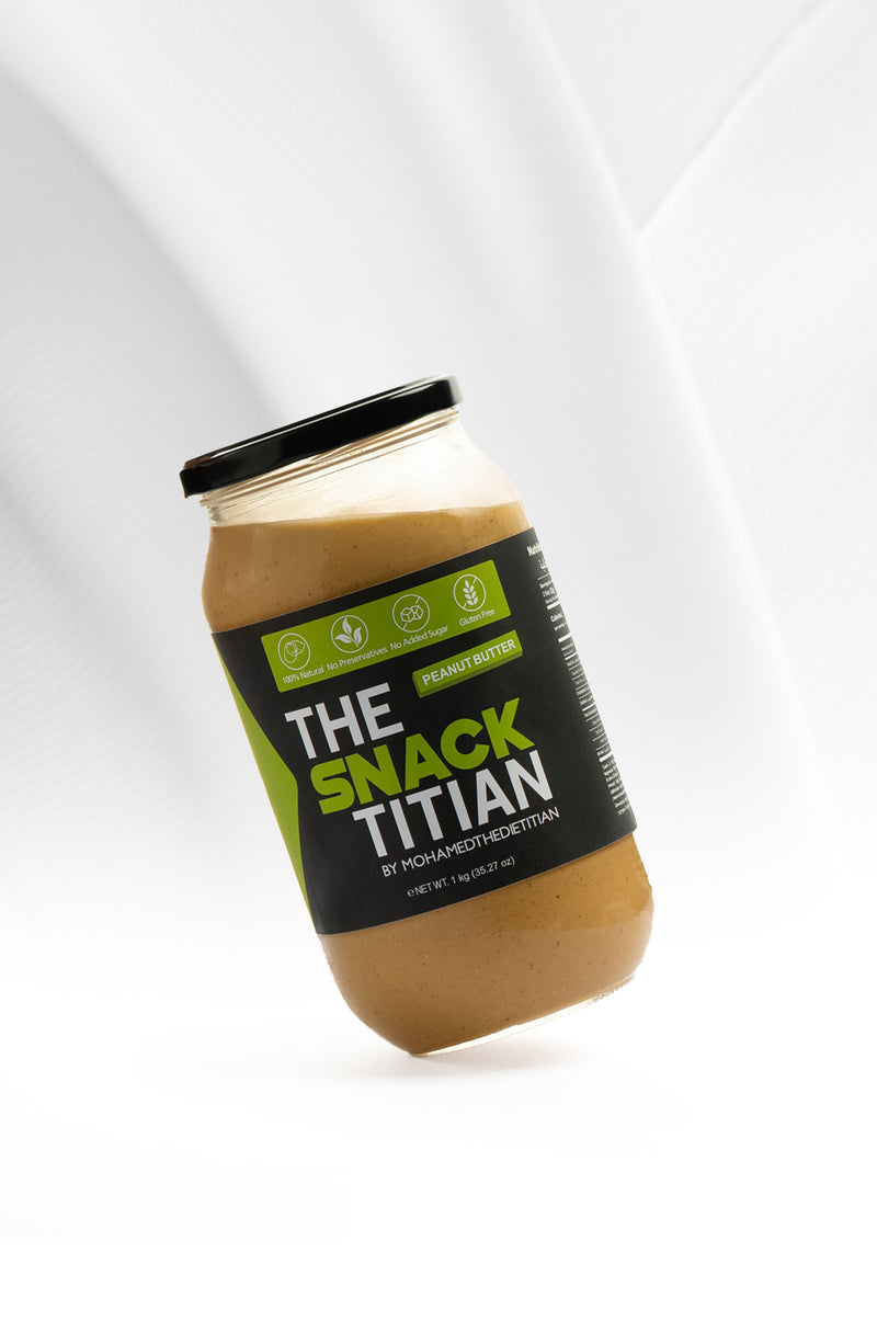 The Snacktitian: 1KG peanut butter jar